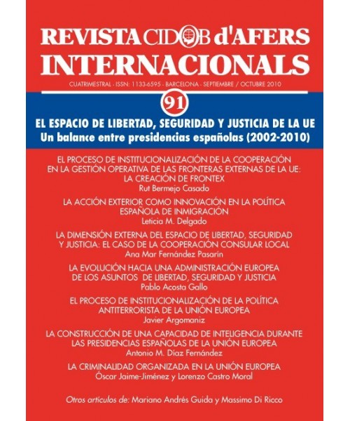 Revista Cidob d'Afers Internacionals Nº 91