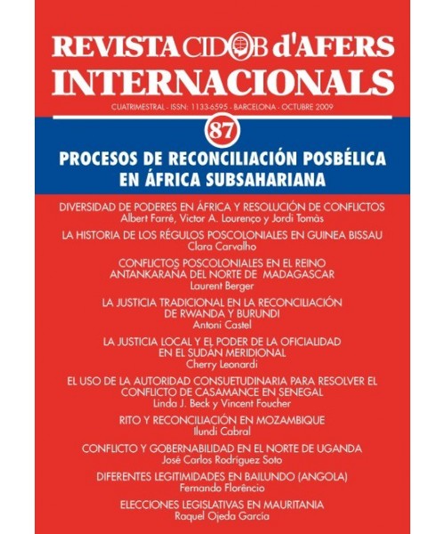 Revista Cidob d'Afers Internacionals Nº 87