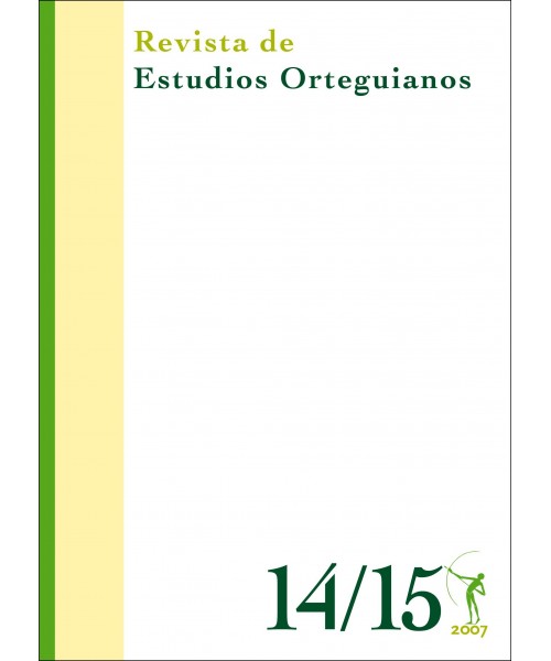 Revista de Estudios Orteguianos Nº 14-15
